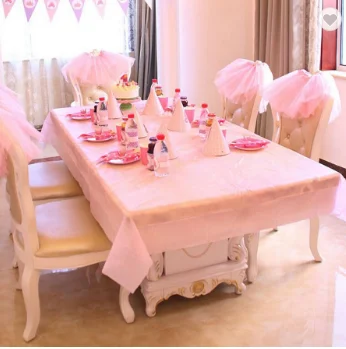 
Пластиковые скатерти для прямоугольника таблицы 4 шт партия скатерти одноразовые спортивные шаровары в Золотой горошек прямоугольная скатерть 