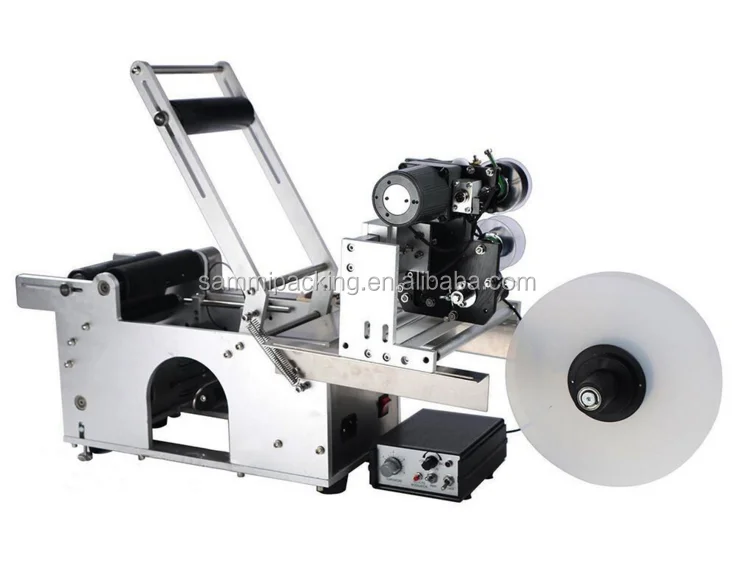 220V Semi-Automatic Electric Labeling Machine for Round Bottles with High Precision and Long Service Life