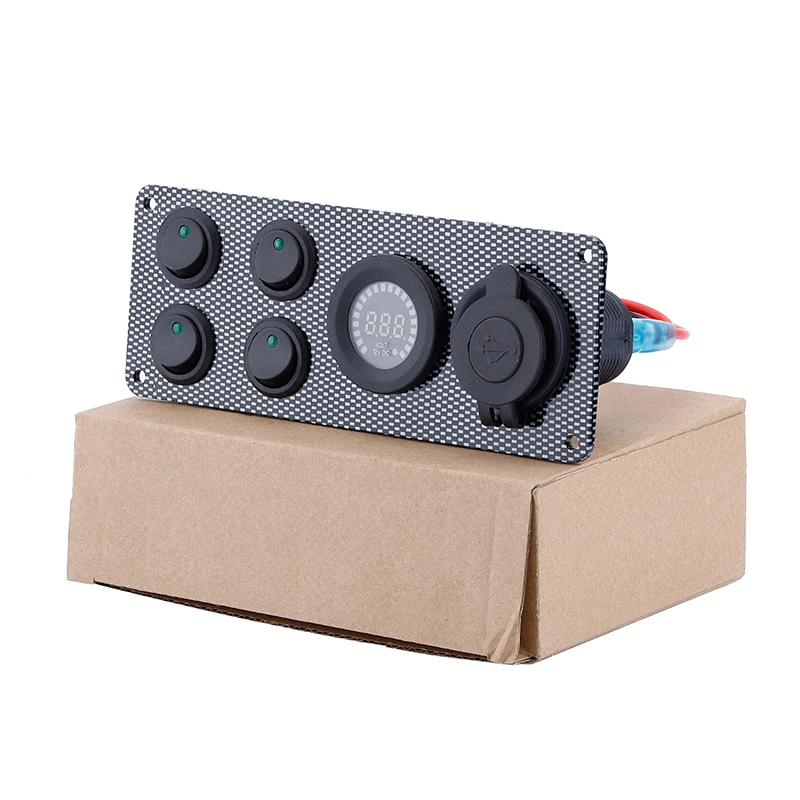 Racing Truck on Off Switch DPDT IP68 Illuminated Led Six Gang 6 ...