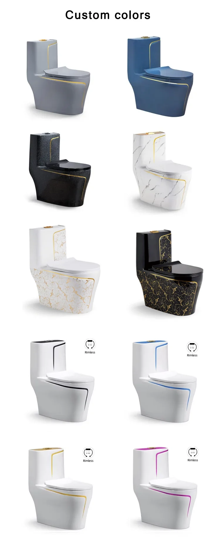 Modern luxury sanitary ware bathroom commode wc one piece water closet floor mounted ceramic toilet supplier