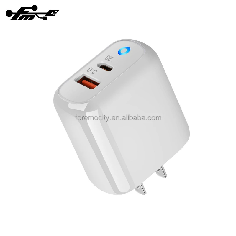 PD Fast Charging TYPE C Travel Adapter QC Wall Charger for Iphone Mobile Phone Iphone 14 Pro Max Inteligente 35W FMC