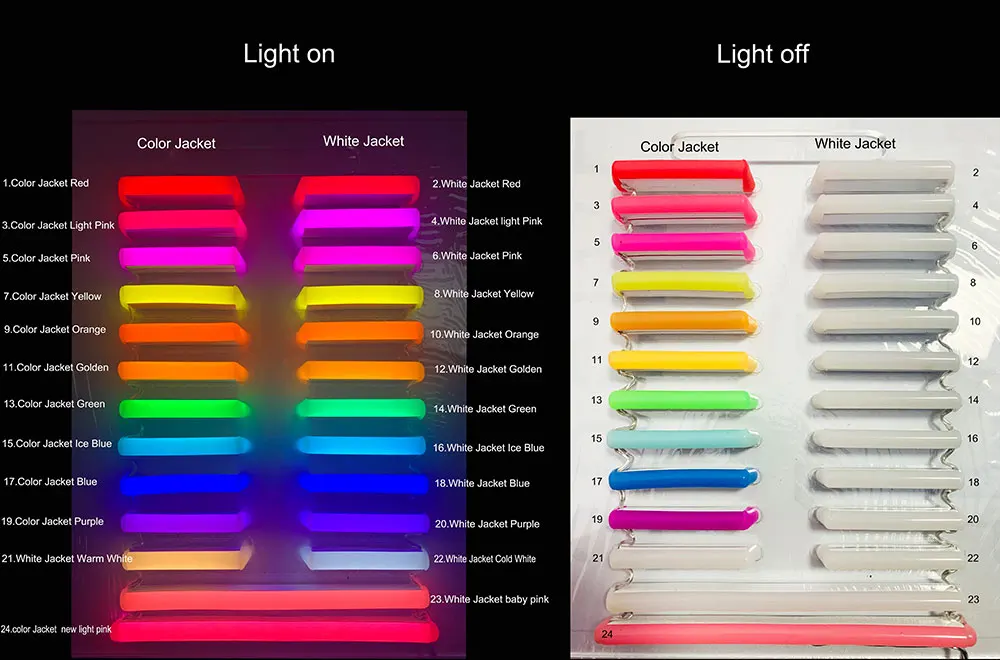 neon led colors