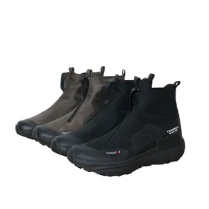 Fashion Lightweight Mesh Upper Rubber Outsole Mid-Top Zipper Cold-Proof Comfortable All Seasons Outdoor Work Boots Stylish