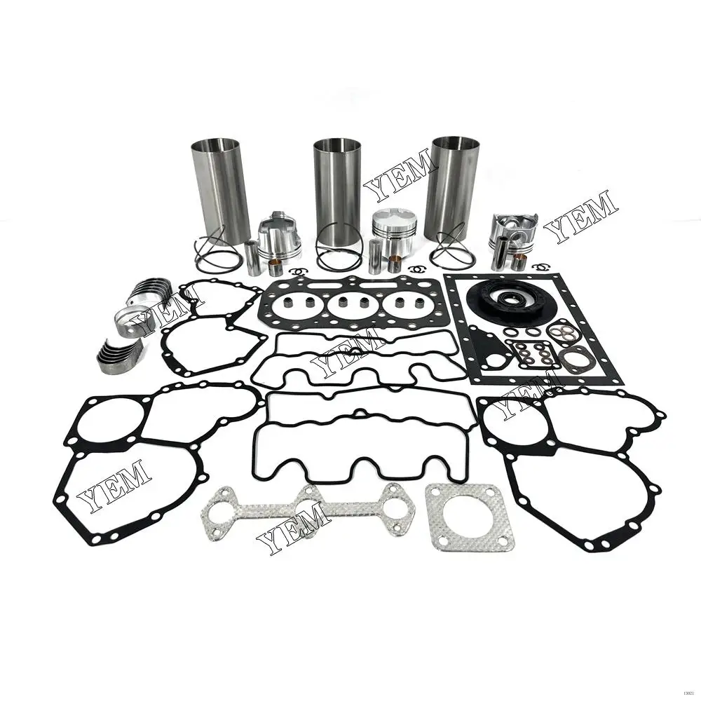 Engine Overhaul Kit With Piston Ring Liner Engine Bearing Head Gasket Set Fit for Perkins 403C-11 Construction Machinery Parts
