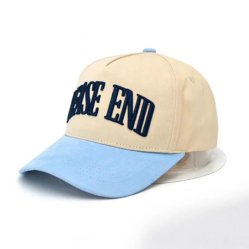 Alibaba.com: 5 Panel Embroidery Structure Cotton Hats, Two Tone ...