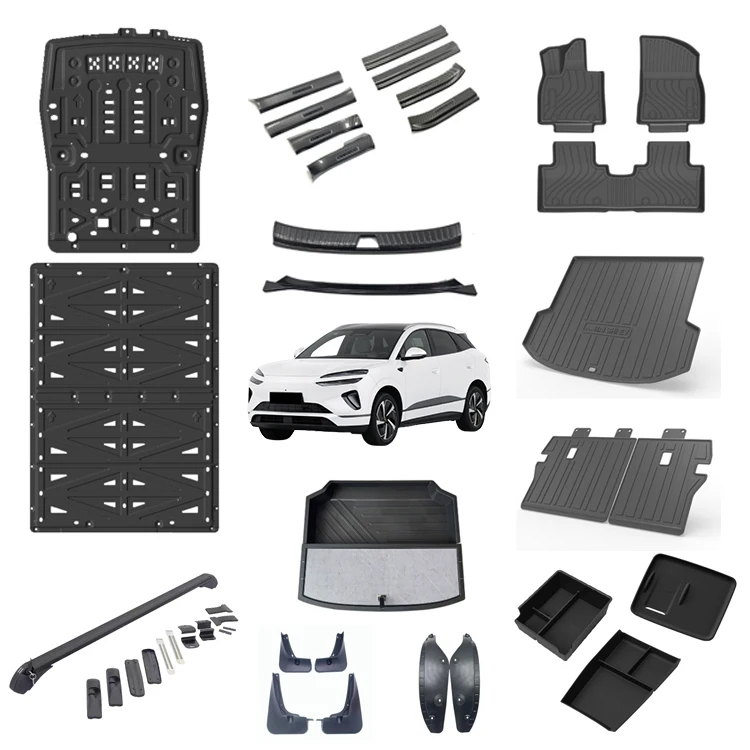 For BYD Sealion 6 EV Accessories Aluminum Magnesium Front Motor Plate Battery Plate Rear Trunk Storage Box Universal Cross Bars