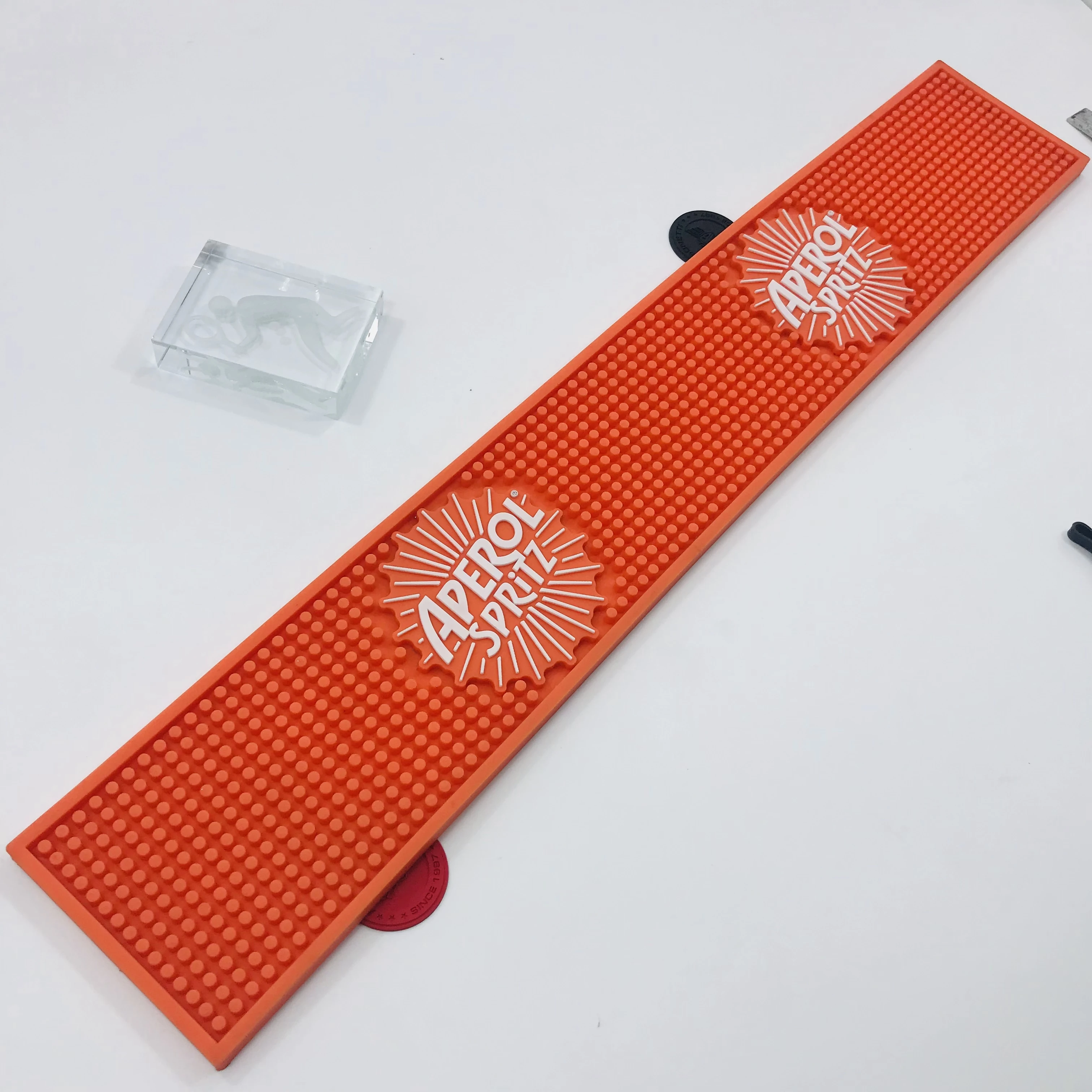 APEROL = Club Soft PVCBar Mat with Logo Embossed