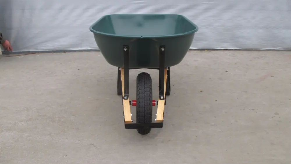 200kg Heavy Duty 6CBF Capacity  square Handle WB6601 Construction Wheelbarrow 100L Wheel Barrow