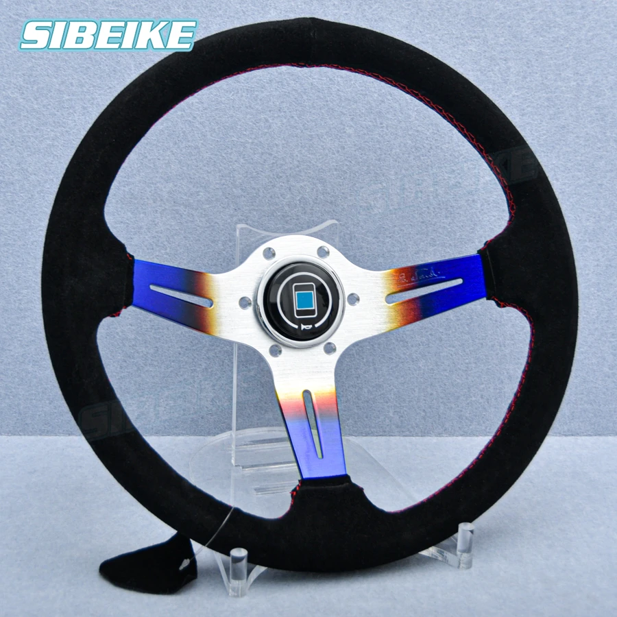 OMP SUPERQUADRO (SUEDE) 320mm Black Suede Leather Flat Racing