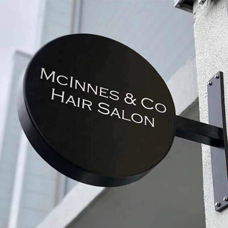 Outdoor Sign Custom Advertising Led Light Box Round Signage Light Box Signs Led Advertising Lightbox