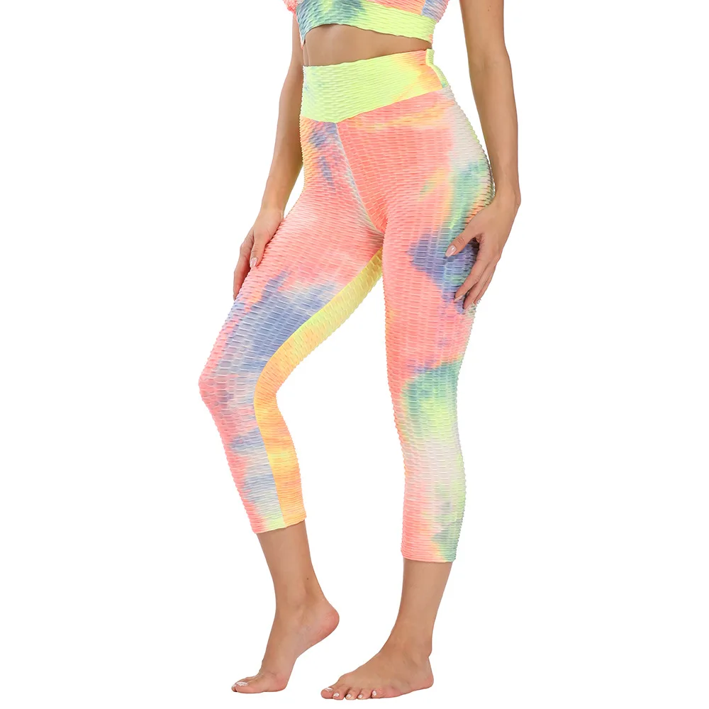 tie dye capri pants