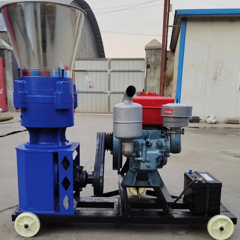 Stainless Steel Feed Inlet Machine for Animal Feeds Heavy Duty Pellet Machine for Pig Animal Feed Pellet Machine Cattle