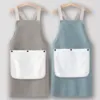 Gris+Azul Correa cruzada toalla removible borrable mano