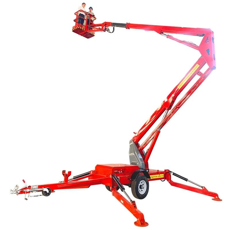 Telescopic Towable Articulated Boom Lift Tow Behind Design Highcapacity Ready For Sale Buy