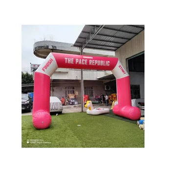 Outdoor PVC Waterproof Start And Finish Arch Line Gate Race Display Sport Air Inflatable Arches For Party Event