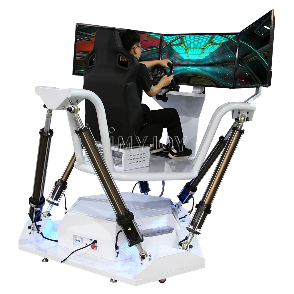 Real Feeling Virtual Reality 4D Driving Car Racing Simulator