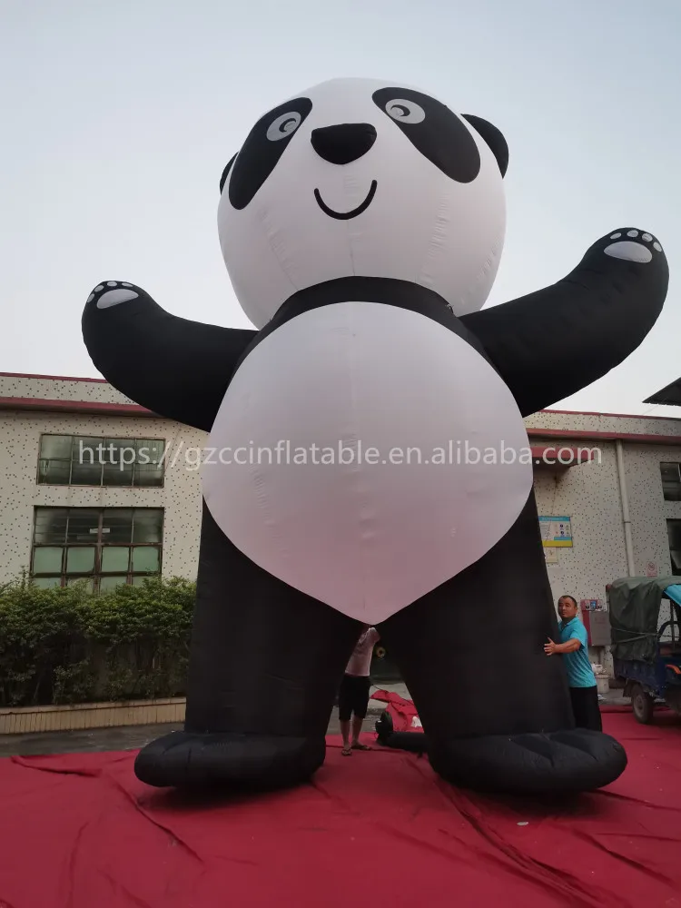 Custom Design Available Giant Inflatable Panda With Led Light Buy
