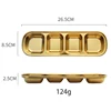 304 Gold Four Plate