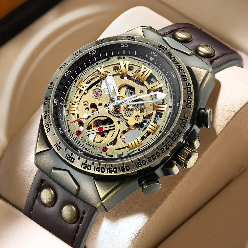 FNGEEN A275 Luxury Retro Men's Automatic Watch