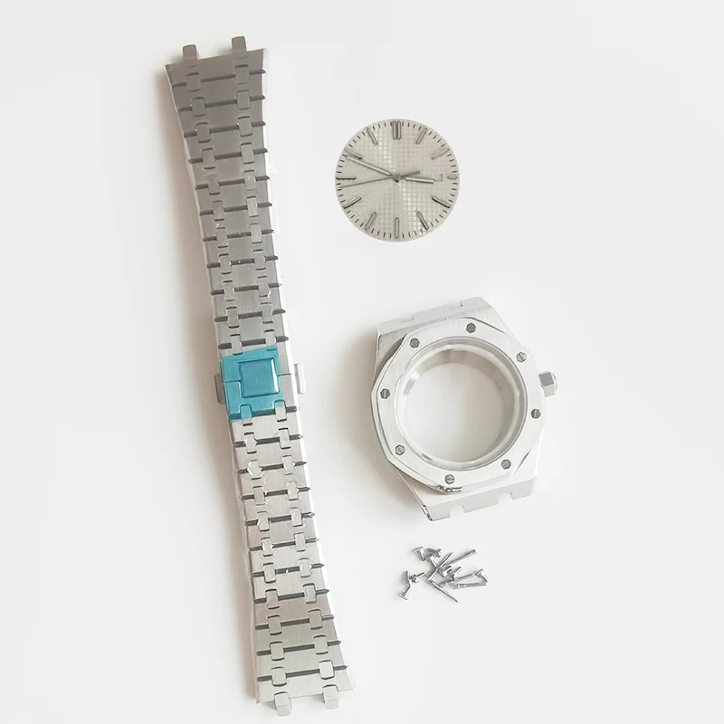 Cassa Orologio Uomo 41mm In Acciaio 316L Con Vetro Zaffiro – Per Movimenti NH35 NH36