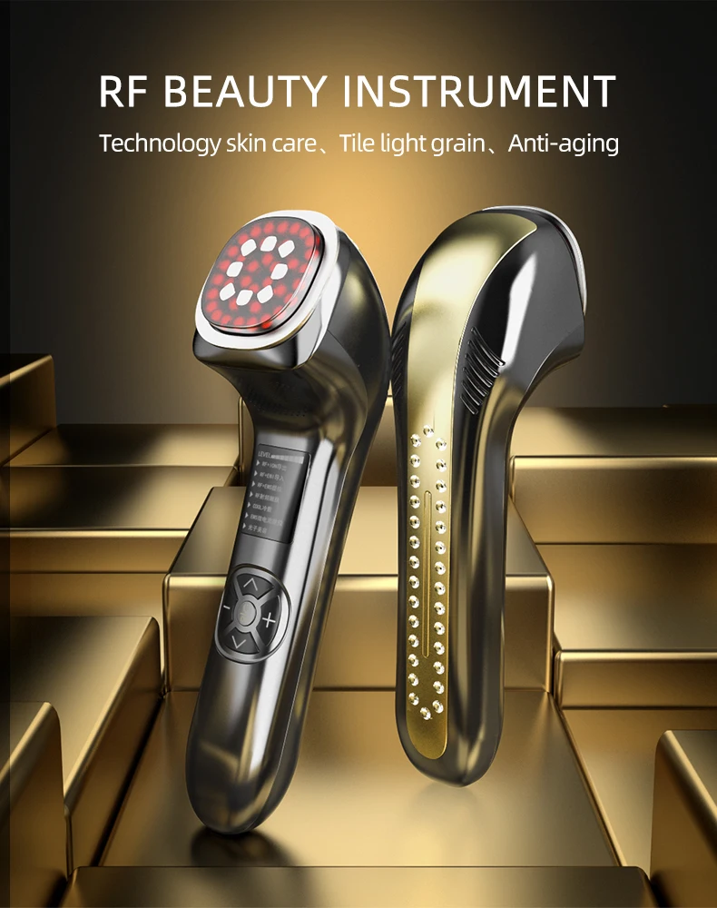 New Design Rf Ems Led Photon Skin Rejuvenation Cooling Massage Machine ...