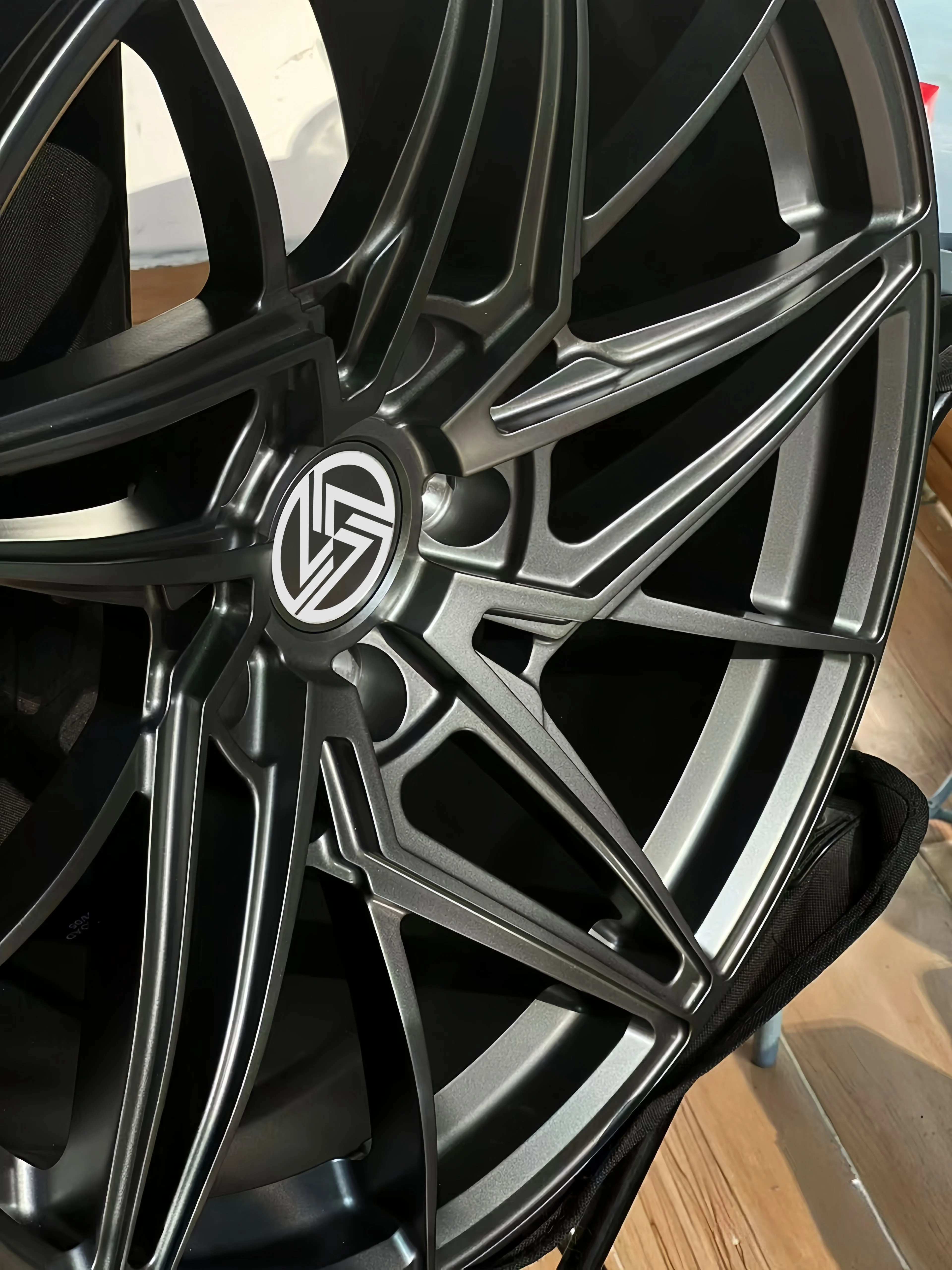 XINLAI Custom Concave Satin Black 5X120 5X114.3 5X112 17 18 19 20 21 22 Inch Forged Wheels for bmw audi Mercedes - Image 4