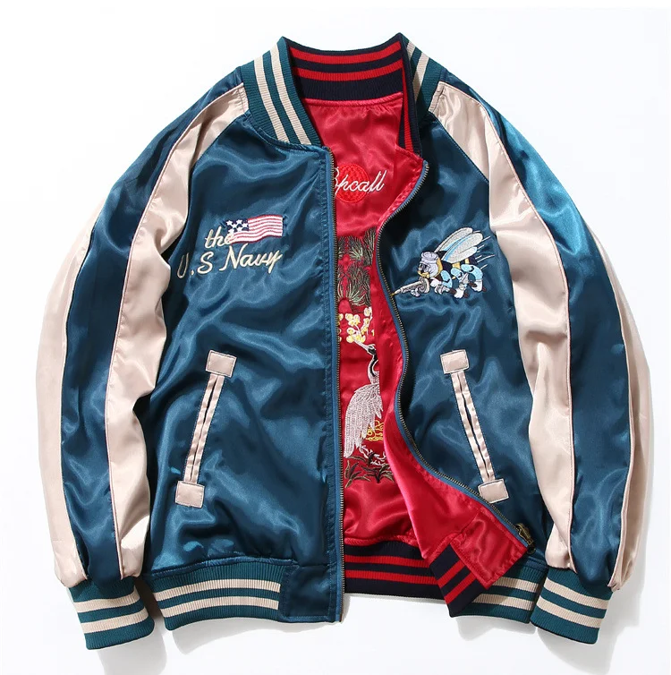 Men's Satin Bomber Jackets