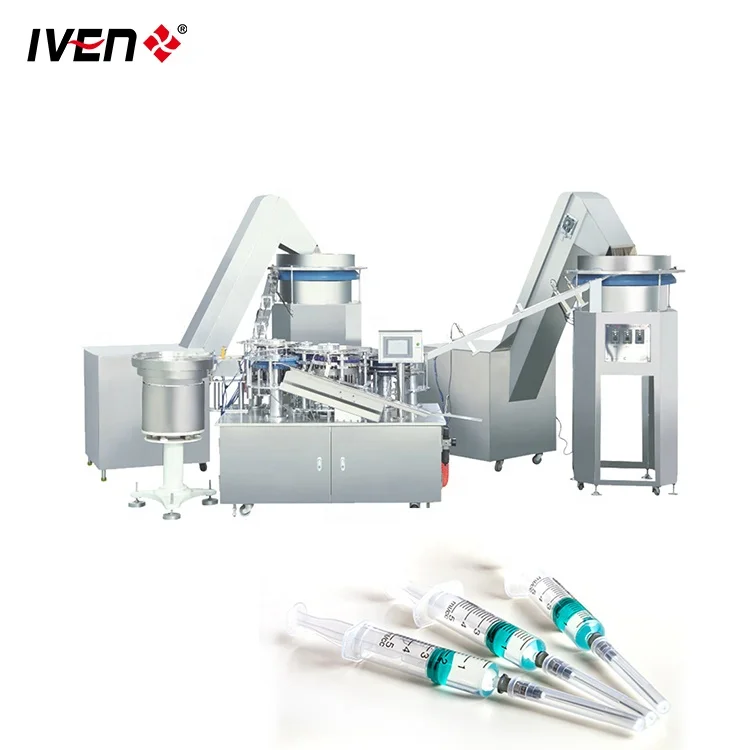 Strict Quality Control Disposable Syringe Production Line Pre-filled Syringe Filling Printing and Packing Assembly Machine