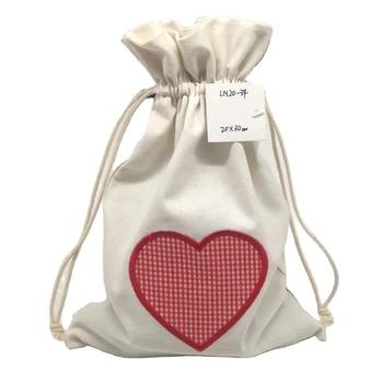 christmas gift bag drawstring bag Perfume Packaging Bag String Pouch Pink Velvet Watch cotton Gift Customized Logo