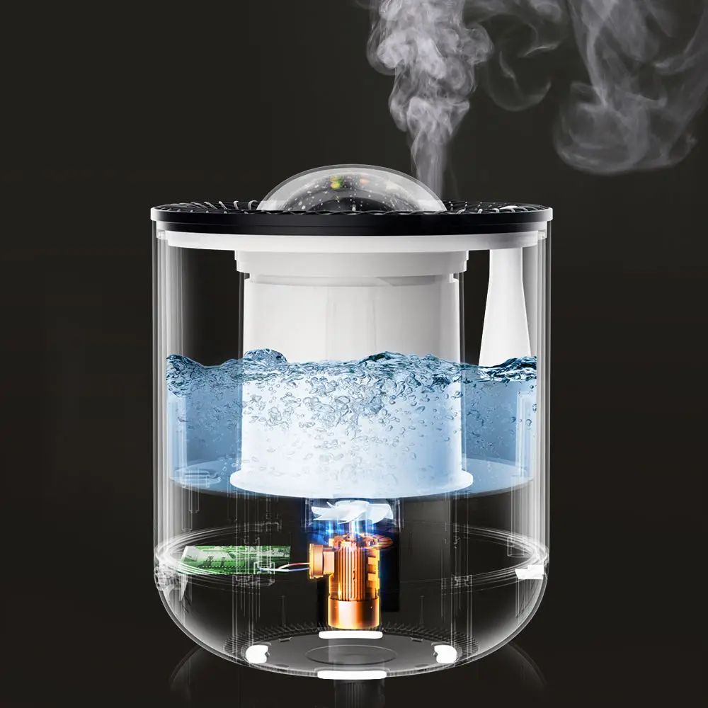 Household Ultrasonic Humidifiers Cold Mist Generators Aromatic Diffusers 200ml Capacity Electric & USB Powered