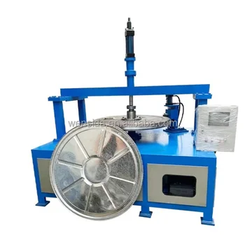 Round desktop curling and edge pressing machine/desktop stainless steel plate iron plate curling and edge pressing machine