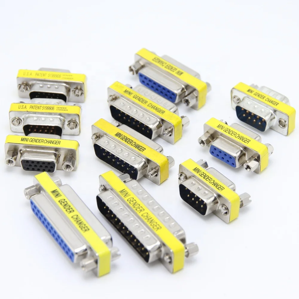 Dual Dsub Connector Db9/db15/db25 9 Pin Db9 Rs232 15 Pin Db15 Vga 25