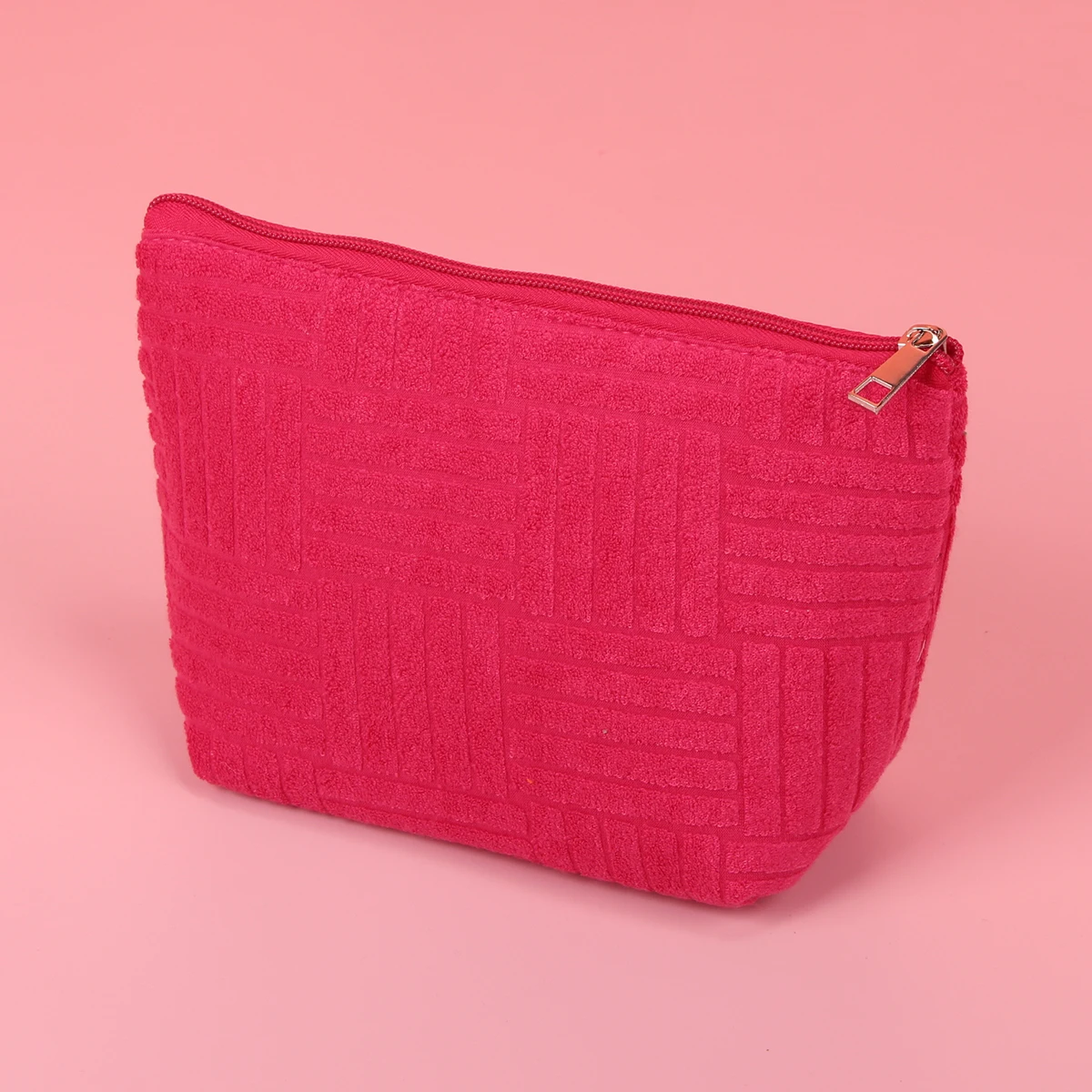 Terry Cloth Toweling Soft Fabric Cosmetic Bag Promotional Towel Fabric ...