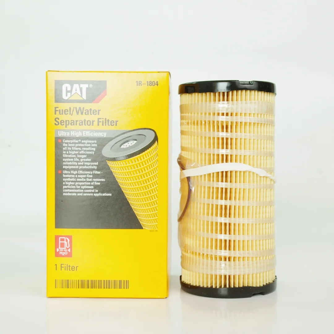 1r 1804 Caterpillar Fuel Water Separator Original New C44 C71 320d2 Diesel Fuel Filter Water 