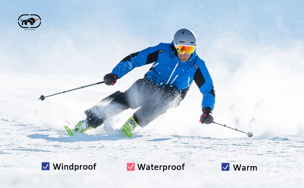 Custom New Design Winter Ski Suit Waterproof Windproof Breathability