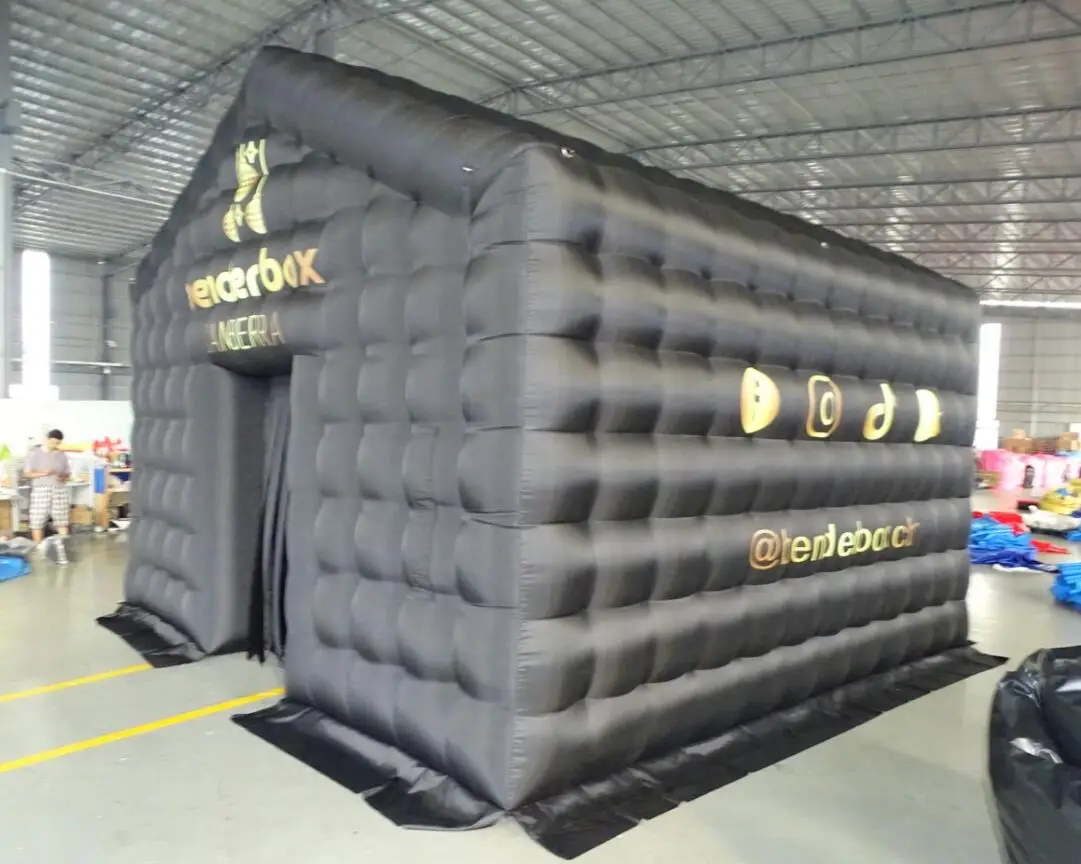 Led Light White Inflatable Night Club Tent Inflatable Marquee Tents