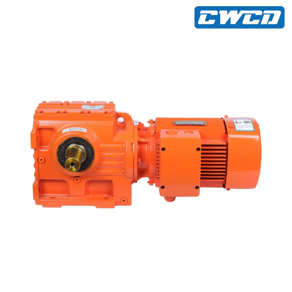 High Precision S Series Reducer Spiral Bevel Helical Speed Reduction Drive Worm Gearbox