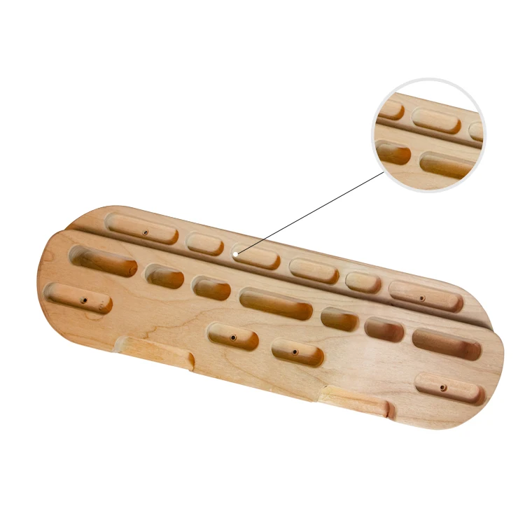 Hangboard Portatile Bellaroca Per Arrampicata – Legno Di Faggio Con 12+ Prese Regolabili, Perfetto Per Principianti Ed Esperti