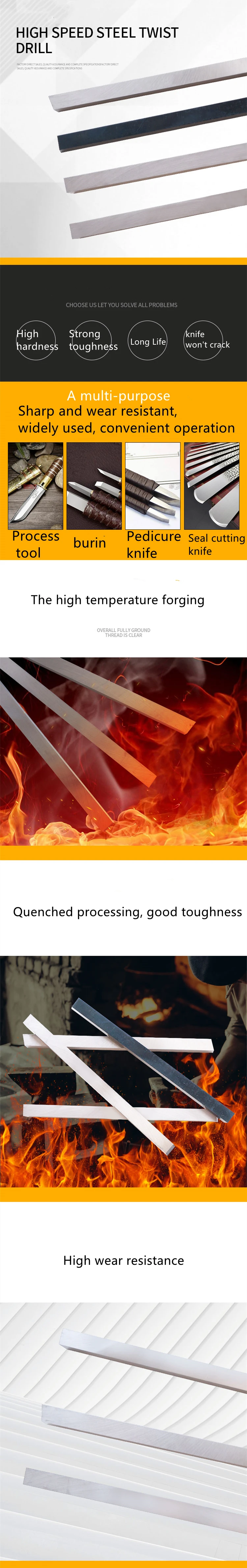 M42 High Cobalt HSS Tool Bits M42 High Cobalt HSS Tool Bits