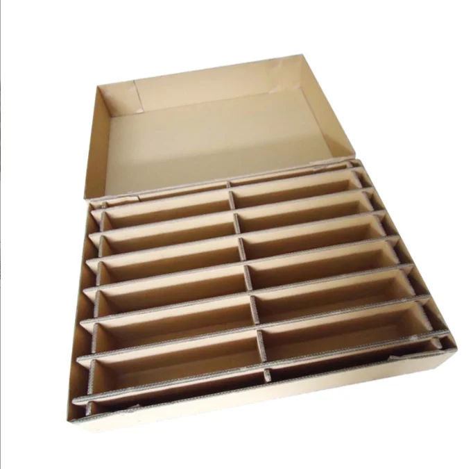 Cardboard Storage Boxes with Dividers