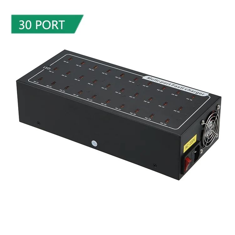 Station de Charge USB 20 Ports avec Alimentation 96W - HUB USB
