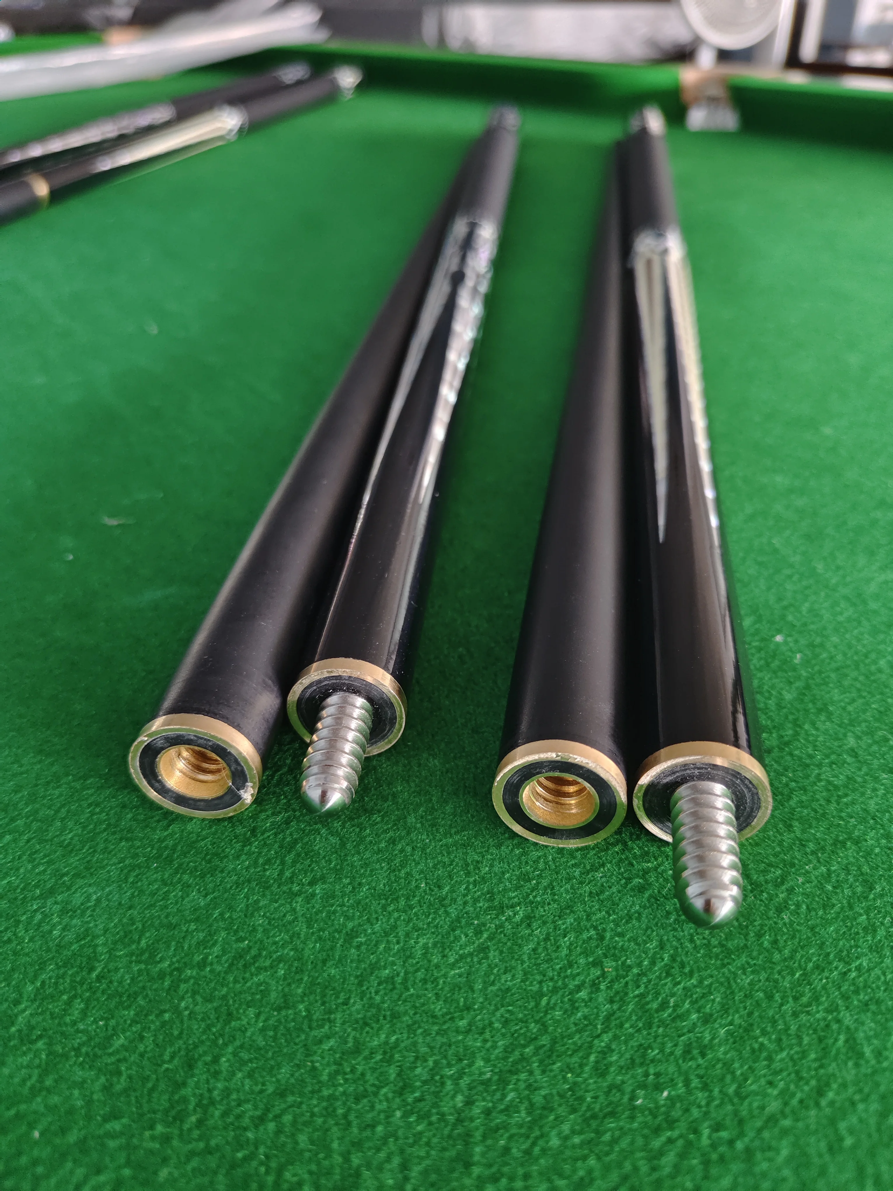 Queue De Snooker Pro 147 Cm - Fibre De Carbone 2 Parties - Sans Marque