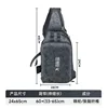 Bolso bandolera Luya negro