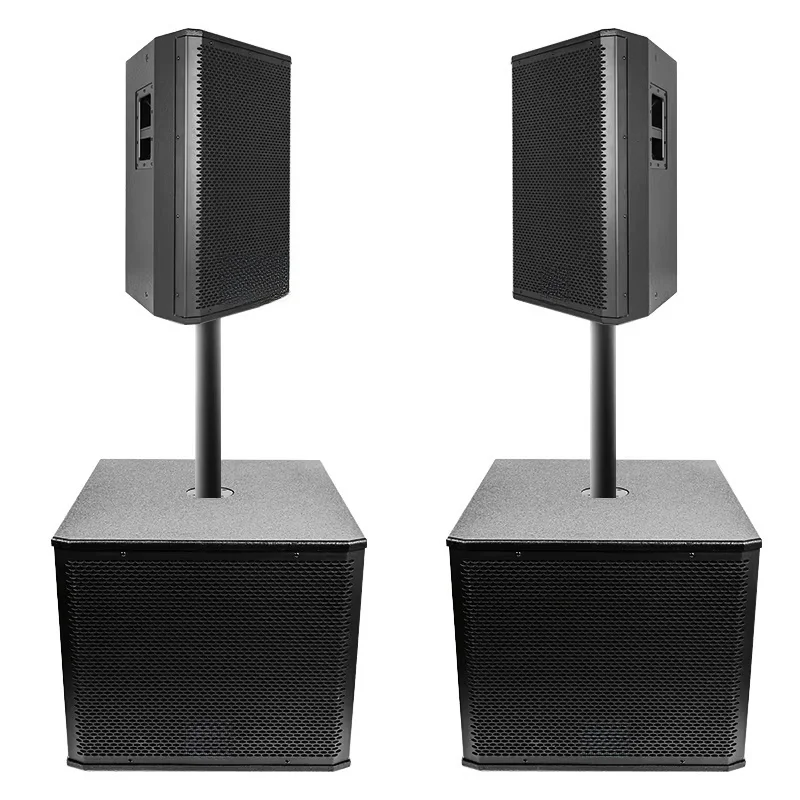 ลำโพงแอคทีฟไม้เนื้อแข็งไทเทเนียมนีโอดิเมียมขนาด 10 นิ้ว ใช้ได้ทั้งภายในและภายนอกอาคาร มืออาชีพ พกพาได้ 350 วัตต์ จากโรงงานโดยตรง