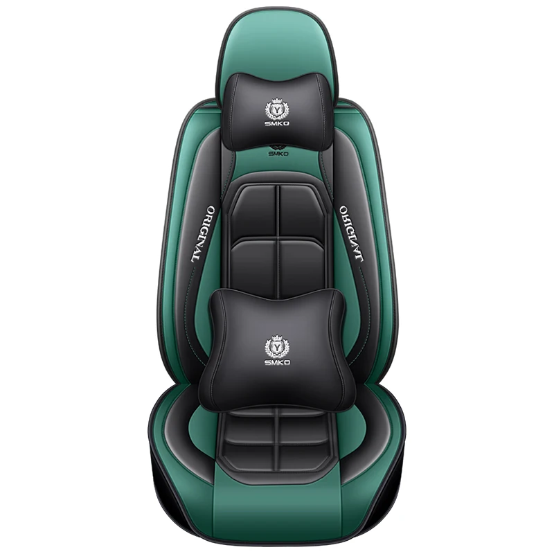 Xiangta Luxury Custom Full Set SUV/TT Car Seat Covers Unique Sports Cushion Cover 5 Seats Red PVC Leather Universal