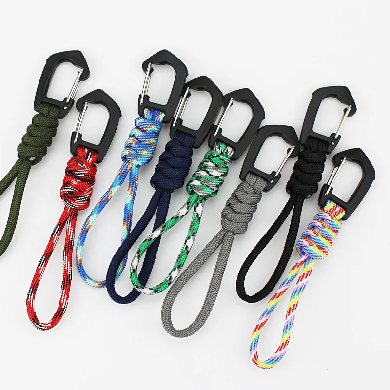 Custom High Quality Paracord Short Strap Key Holder Keychain Hand Made  Paracord Lanyard Loop