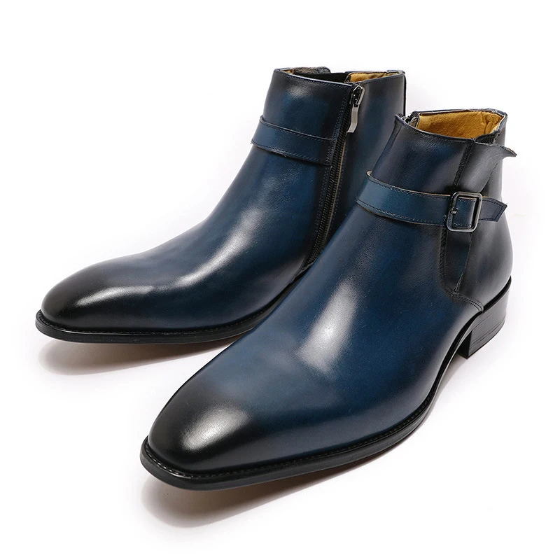 Men's Ankle Boots - Fashionable & Durable Genuine Leather Men's Ankle Boots - Fashionable & Durable Genuine Leather