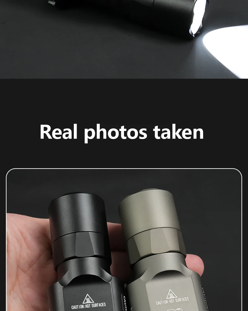 LWXC Metal Tactical Flashlight X300U Scout Light Outdoor Field Lighting Flashlight Momentary+Constant Dual Function Switch_desvips.com