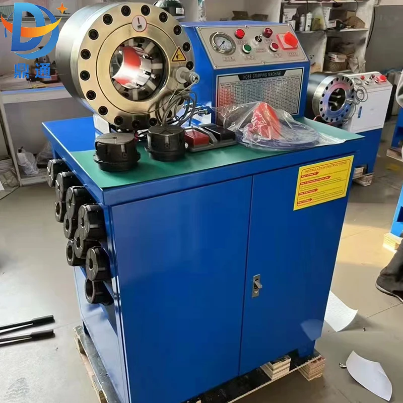 Vertical Flexible Gates Hose Crimping Hydroulicd Press Machine Crimping ...