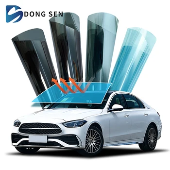 Premium Car Window Tint Film UV and Anti-Scratch Protective Solar Film for Windshield PET Material70%VLT 99%UVR